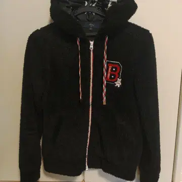 캘러웨이 블랙 컬러 퀼팅 후드 여성용 골프 후드티