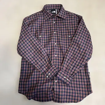 THE NORTH FACE 체크 무늬 플란넬 셔츠 S 사이즈
