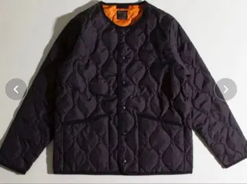 TAION 퀼팅 자켓 다운 블랙