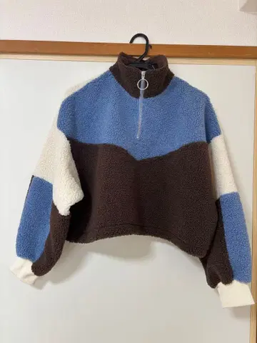 ROSEBUD DREAM COLOR DEPOT 보아 하프 지퍼 풀오버