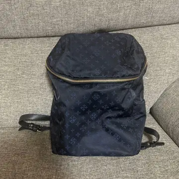 러셋 로고 백팩 네이비