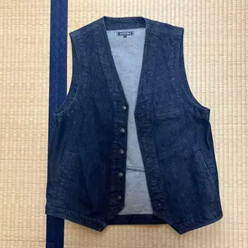 CAPTAINS HELM 다크 데님 베스트 L