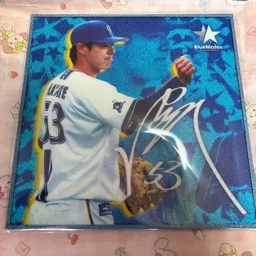 요코하마 DeNA 베이스타즈 팬클럽 아크릴 라메 색지 나카가와 하야테