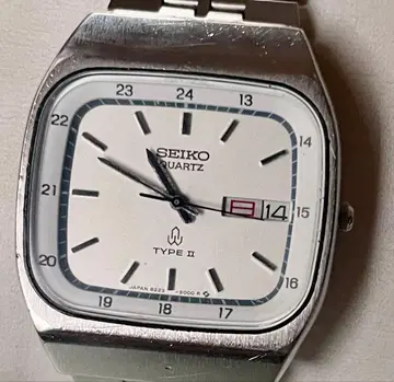 SEIKO TYPE II 쿼츠 손목시계 스테인리스 빈티지