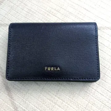 FURLA 명함지갑 여성용 네이비