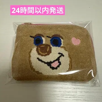 [ 미사용 새상품 ] 페이러 도업 테디걸 L자 파우치