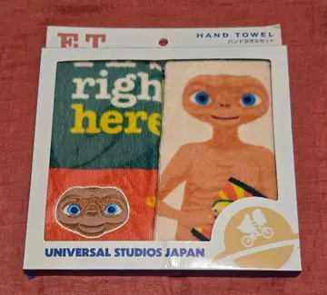 [미개봉 새상품] 유니버설 스튜디오 재팬 E.T. 핸드 타월 2개 세트