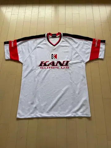 KANI 빈티지 게임 셔츠 화이트