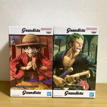 [ 미사용 새상품 미개봉 ] 그란디스타 원피스 루피 조로 피규어 세트