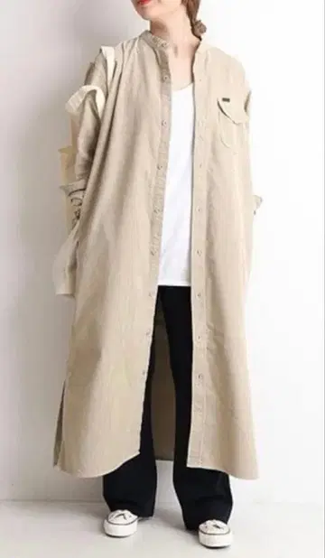 Lee SLOBE 별주 코듀로이 셔츠 원피스