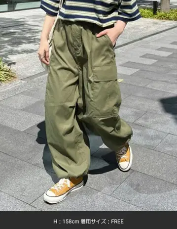CPCM 트윌 카고 팬츠 올리브색 FREE 사이즈