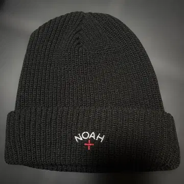 NOAH 블랙 니트 모자
