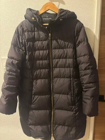 나노 유니버스 니시카와 다운 롱 코트 nishikawa 후드 부착