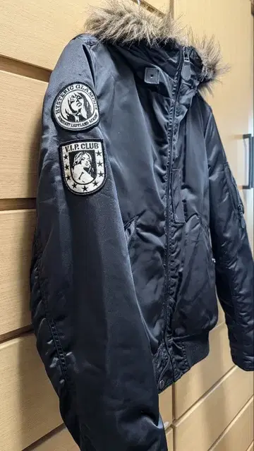 HYSTERIC GLAMOUR MA-1 플라이트 자켓 프리마로프트