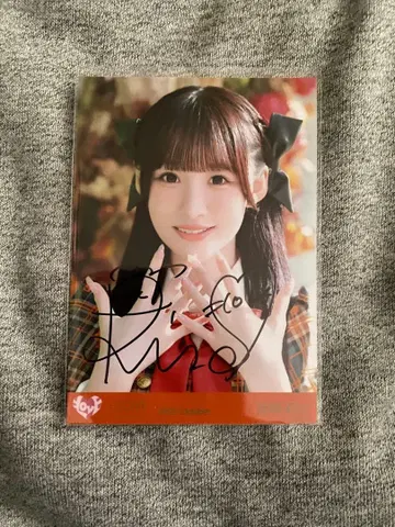 러브송에 습격당하다 가창 의상 브로마이드 오토시마 리사 친필 요리