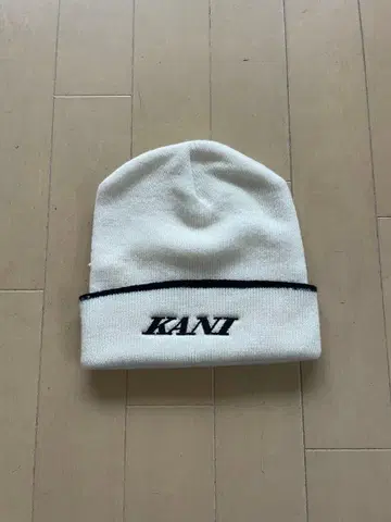 KANI 니트 모자 화이트