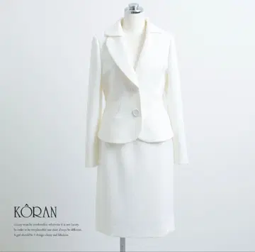 [ 새상품급 ] KORAN 더블 버튼 자켓 스커트 셋업