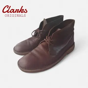Clarks Originals 브라운 가죽 부츠