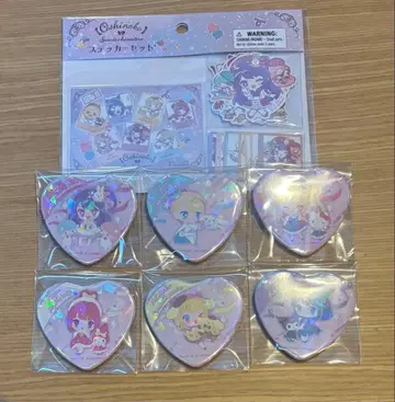 최애의 아이 산리오 씰 스티커 캔뱃지 세트