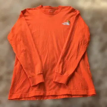 THE NORTH FACE 오렌지 긴팔 셔츠 S