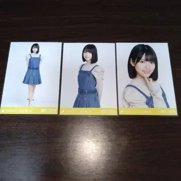 노기자카46 생사진 마스다 미리오 데님 원피스 컴프 데님 원피스