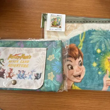 피터팬 네버랜드 어드벤처 워시 타월 수베니어 파우치