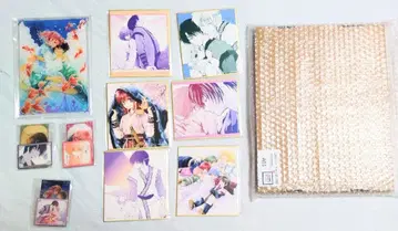 새벽의 연화 만복 가챠 A상 B 아크릴 카드 캐러파인그래프 하쿠 색지