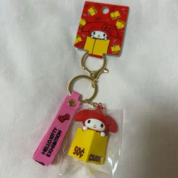 [ 새상품 ] 헬로키티전 한정판 마이멜로디 마스코트 키링