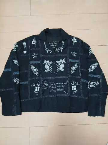 TODAYFUL 자수 패치워크 셔츠