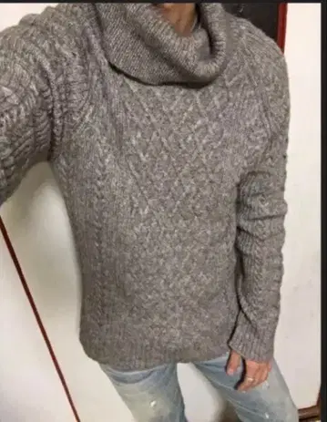 TORNADO MART (토네이도 마트) 니트 스웨터 그레이 L