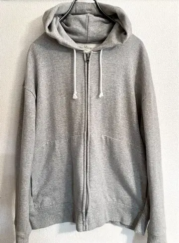 무인양품 풀 집업 후드티 그레이 M 사이즈
