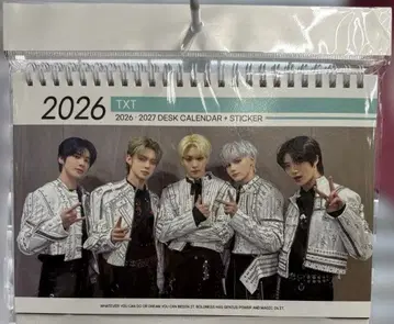 TXT 2026, 2027 달력 sticker