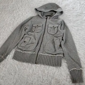 Know beans 노비즈 자켓 그레이 면 코튼 100%