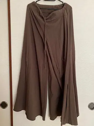 리틀 이글 브라운 가우초 팬츠 슬릿