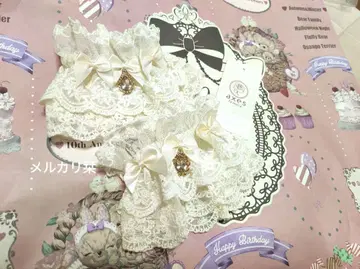 axes kawaii 트리플 리본 소매 고정 액세서리 액시즈 카와이