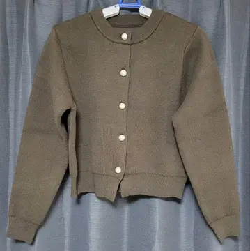 [ 택 포함 ] Alina Design 브라운 니트 가디건