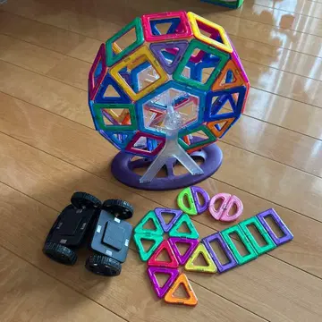 마그넷 블록 관람차 부품 타이어 부품 포함