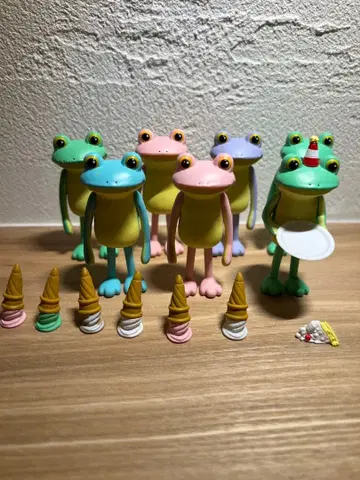 모든 것이 끝난 개구리 7체 세트 시크릿 포함