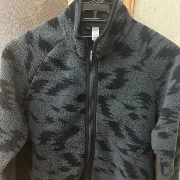 adidas 카모 패턴 플리스 자켓