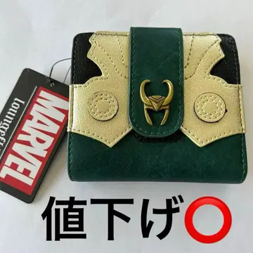 MARVEL 어벤져스 로키 접이식 지갑 모티브