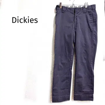 디키즈 워크 팬츠 스트레이트 실루엣 네이비 클래식 디자인