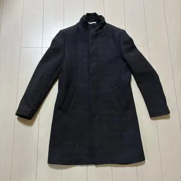 ZARA 남성용 체스터 코트 다크 그레이 made in Morocco