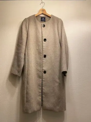 nano 베이지 롱 코트