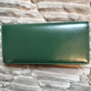 그린 가죽 접이식 지갑
