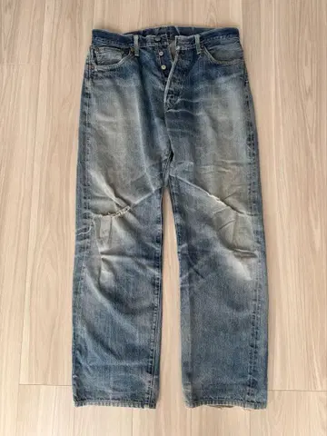 Johnbull 오카야마 데님 청바지 데님 팬츠