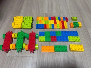 [ 새상품급 ] 컬러풀 블록 차량 부품 세트