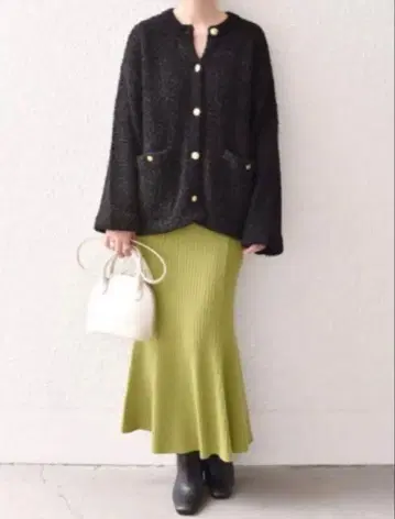 ships 니트 자켓 가디건 블랙 라메 겉옷