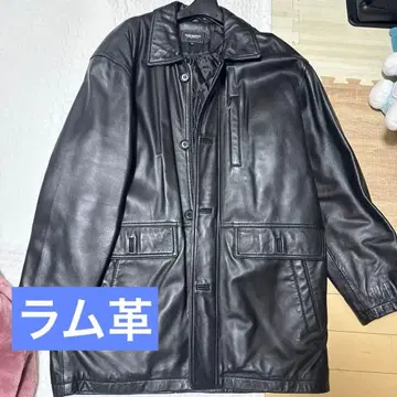 쓰리 쿼터 블랙 가죽 자켓 M 사이즈