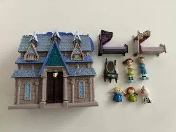 겨울왕국 완구 미니 하우스 미니 피규어 세트