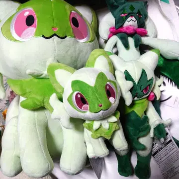 포켓몬 센터 냐오하 냐오테 마스카냐 등신대 봉제 인형